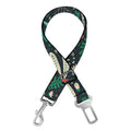 Christmas Floral Dragonfly Pattern Print Dog Seat Belt