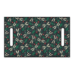 Christmas Floral Dragonfly Pattern Print Golf Cart Seat Cover