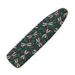Christmas Floral Dragonfly Pattern Print Ironing Board Cover