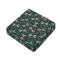 Christmas Floral Dragonfly Pattern Print Outdoor Seat Cushion Cover