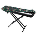 Christmas Floral Dragonfly Pattern Print Piano Keyboard Cover