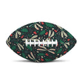 Christmas Floral Dragonfly Pattern Print Rugby Ball