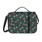 Christmas Floral Dragonfly Pattern Print Shoulder Strap Bible Bag
