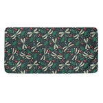 Christmas Floral Dragonfly Pattern Print Towel