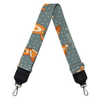 Christmas Fox Pattern Print Bag Strap