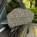 Christmas Fox Pattern Print Car Side Mirror Covers