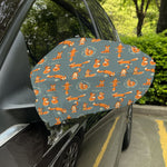 Christmas Fox Pattern Print Car Side Mirror Covers