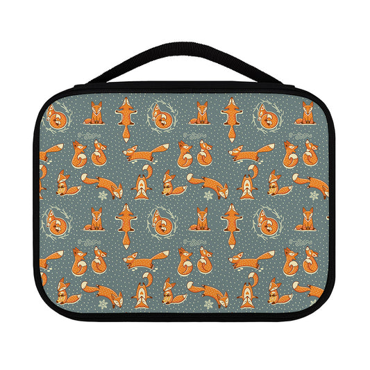 Christmas Fox Pattern Print Classic Bible Case