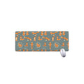 Christmas Fox Pattern Print Extended Mouse Pad