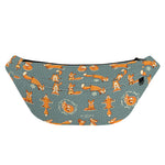 Christmas Fox Pattern Print Fanny Pack