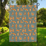 Christmas Fox Pattern Print Garden Flag
