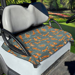 Christmas Fox Pattern Print Golf Cart Seat Cover