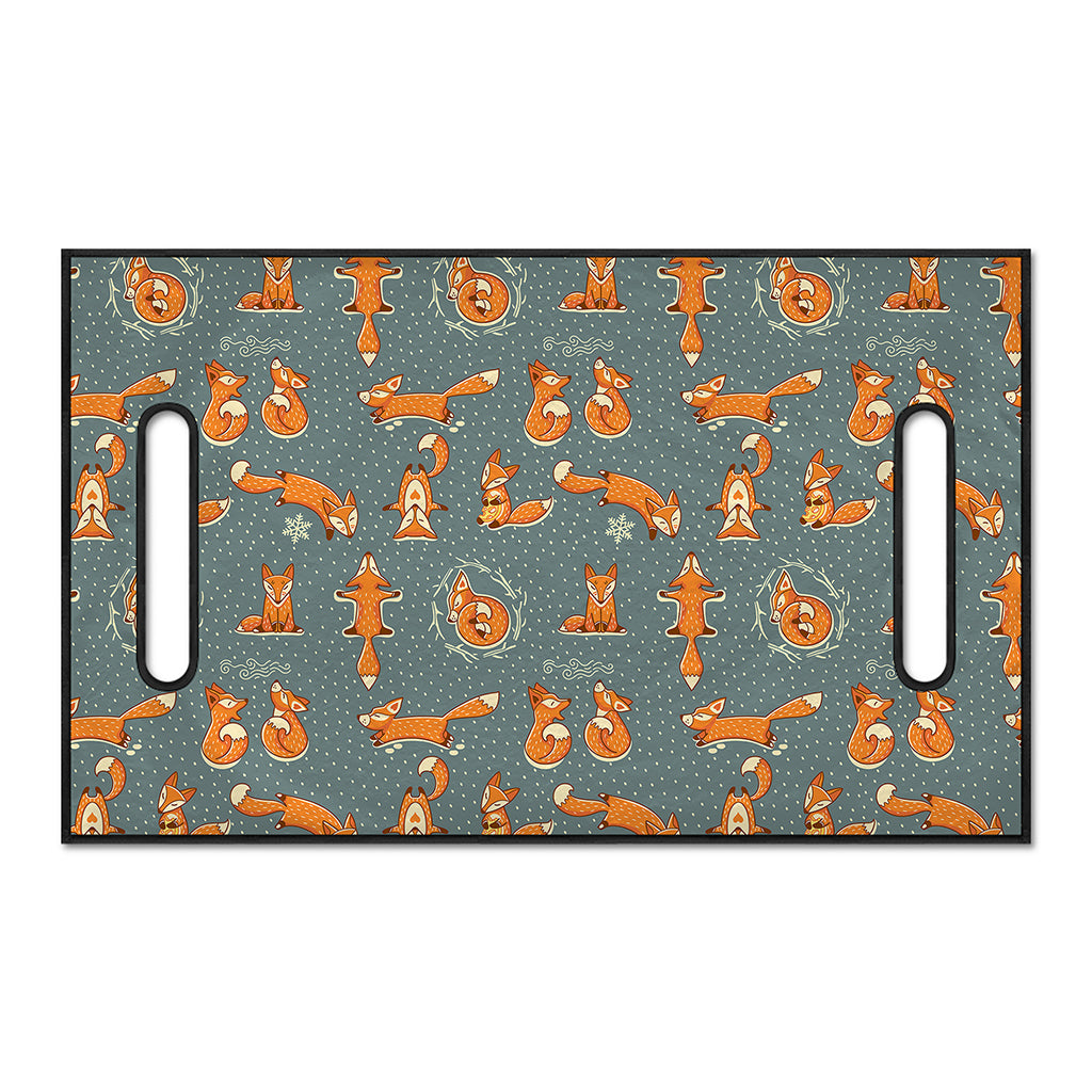 Christmas Fox Pattern Print Golf Cart Seat Cover