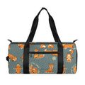 Christmas Fox Pattern Print Gym Bag