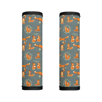Christmas Fox Pattern Print Handle Covers