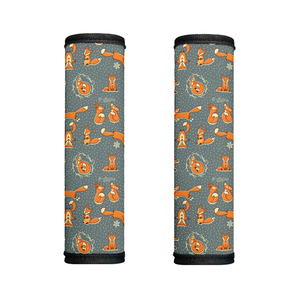 Christmas Fox Pattern Print Handle Covers