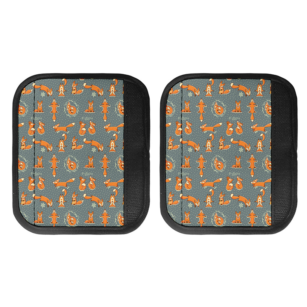 Christmas Fox Pattern Print Handle Covers