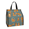 Christmas Fox Pattern Print Insulated Lunch Tote