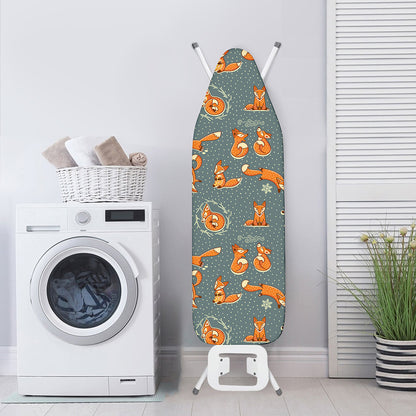 Christmas Fox Pattern Print Ironing Board Cover