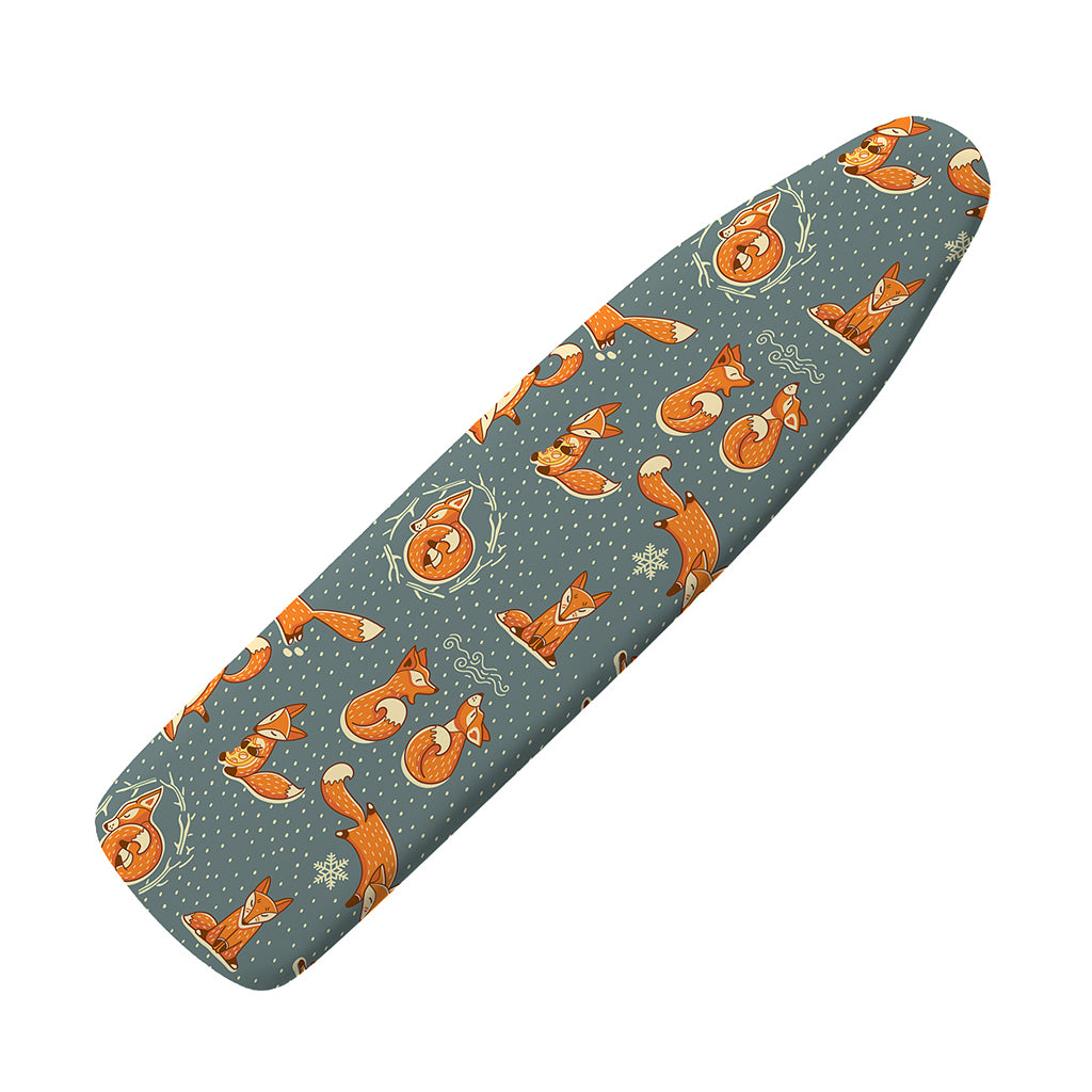 Christmas Fox Pattern Print Ironing Board Cover