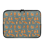Christmas Fox Pattern Print Laptop Sleeve