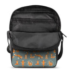 Christmas Fox Pattern Print Rectangular Crossbody Bag