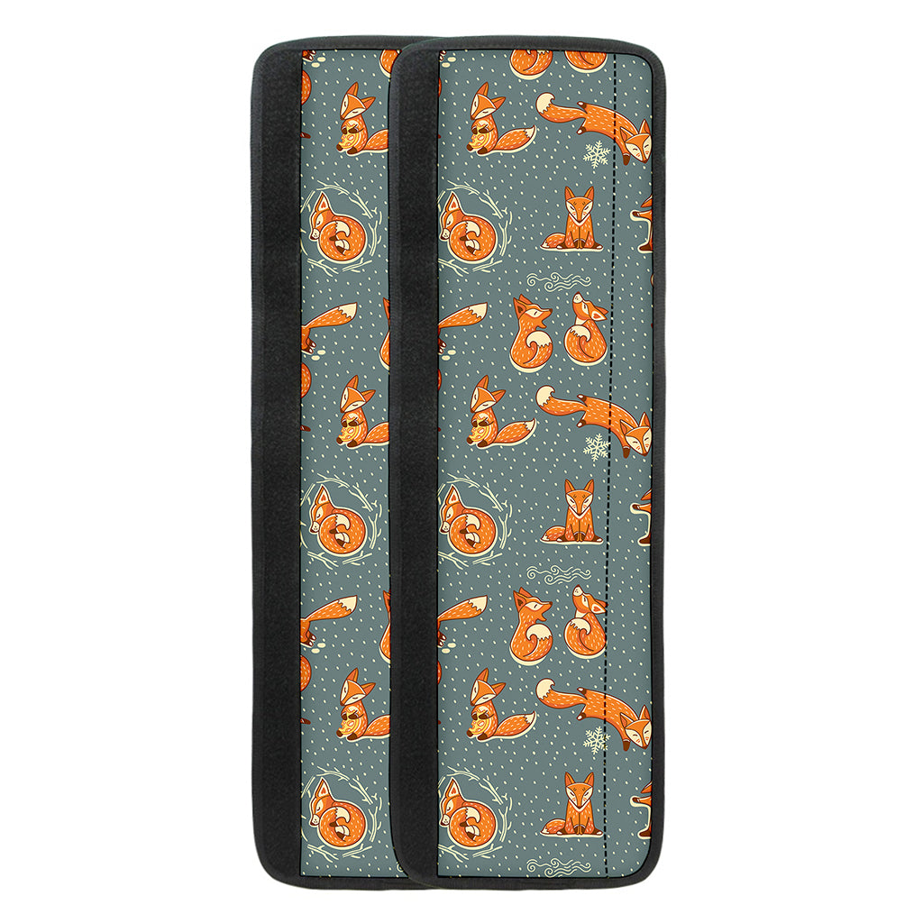 Christmas Fox Pattern Print Refrigerator Handle Covers