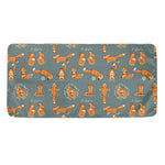 Christmas Fox Pattern Print Towel