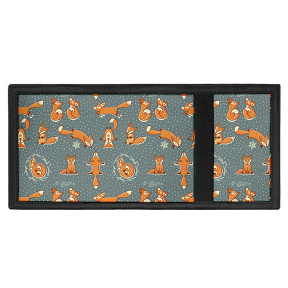 Christmas Fox Pattern Print Trifold Wallet