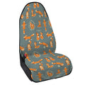 Christmas Fox Pattern Print Waterproof Car Seat Cover