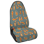 Christmas Fox Pattern Print Waterproof Car Seat Cover