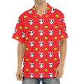 Christmas French Bulldog Santa Print Aloha Shirt
