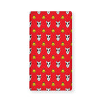 Christmas French Bulldog Santa Print Baby Crib Sheet