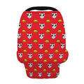 Christmas French Bulldog Santa Print Baby Seat Cover