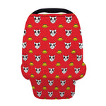 Christmas French Bulldog Santa Print Baby Seat Cover