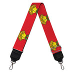 Christmas French Bulldog Santa Print Bag Strap