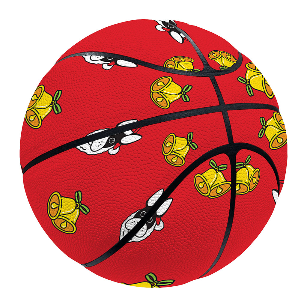 Christmas French Bulldog Santa Print Basketball