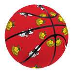 Christmas French Bulldog Santa Print Basketball