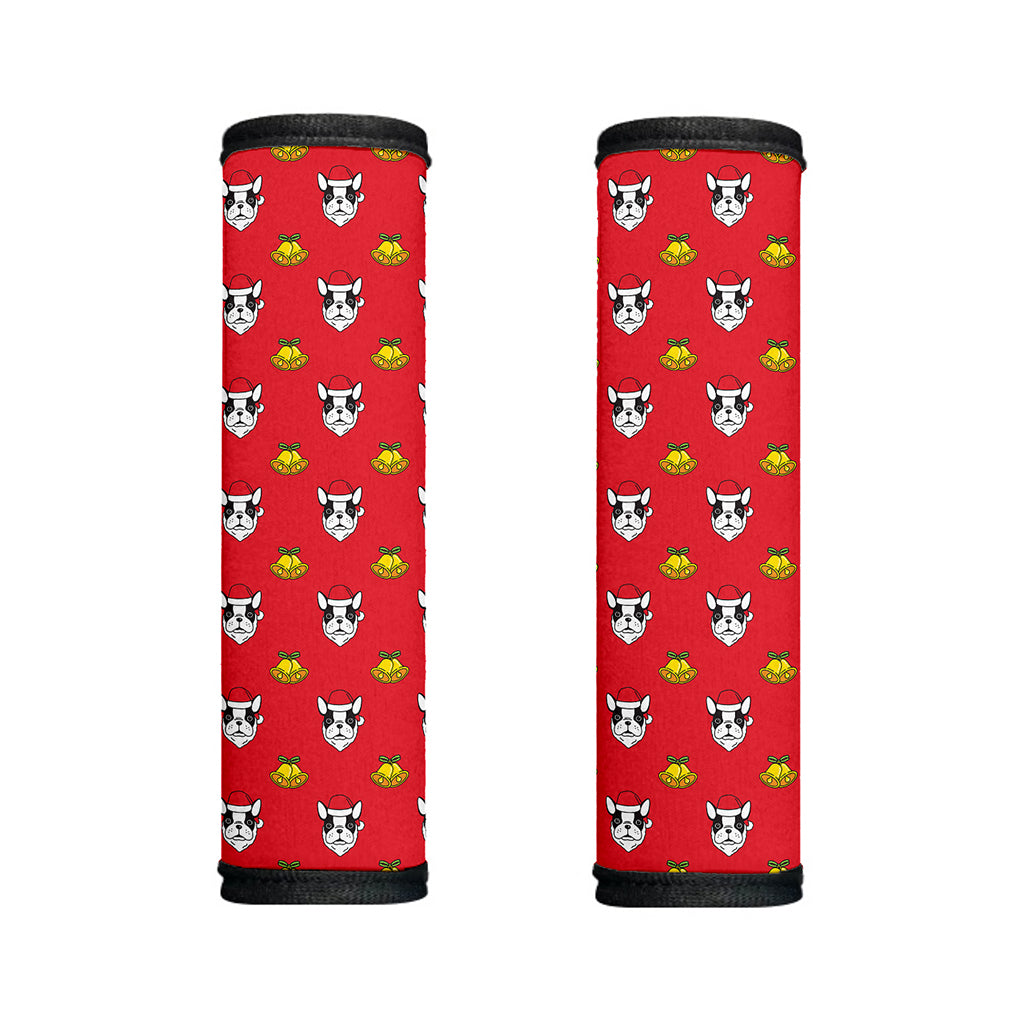 Christmas French Bulldog Santa Print Handle Covers