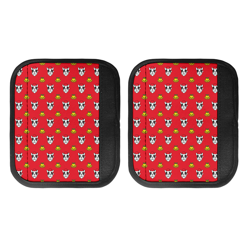 Christmas French Bulldog Santa Print Handle Covers