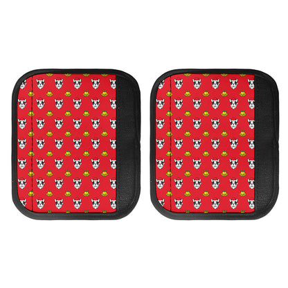 Christmas French Bulldog Santa Print Handle Covers