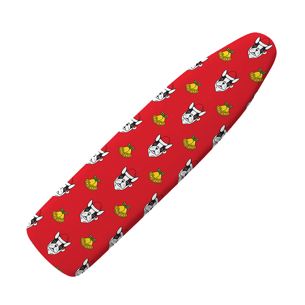 Christmas French Bulldog Santa Print Ironing Board Cover