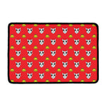 Christmas French Bulldog Santa Print Kitchen Mat