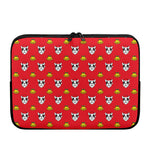 Christmas French Bulldog Santa Print Laptop Sleeve