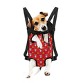 Christmas French Bulldog Santa Print Pet Carrier Backpack