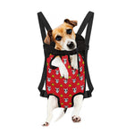 Christmas French Bulldog Santa Print Pet Carrier Backpack