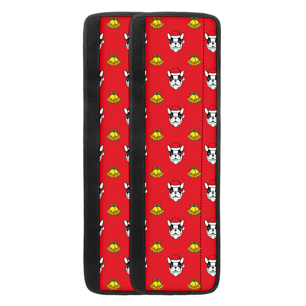 Christmas French Bulldog Santa Print Refrigerator Handle Covers