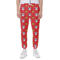 Christmas French Bulldog Santa Print Joggers