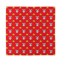 Christmas French Bulldog Santa Print Silk Bandana