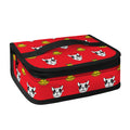 Christmas French Bulldog Santa Print Small Lunch Bag